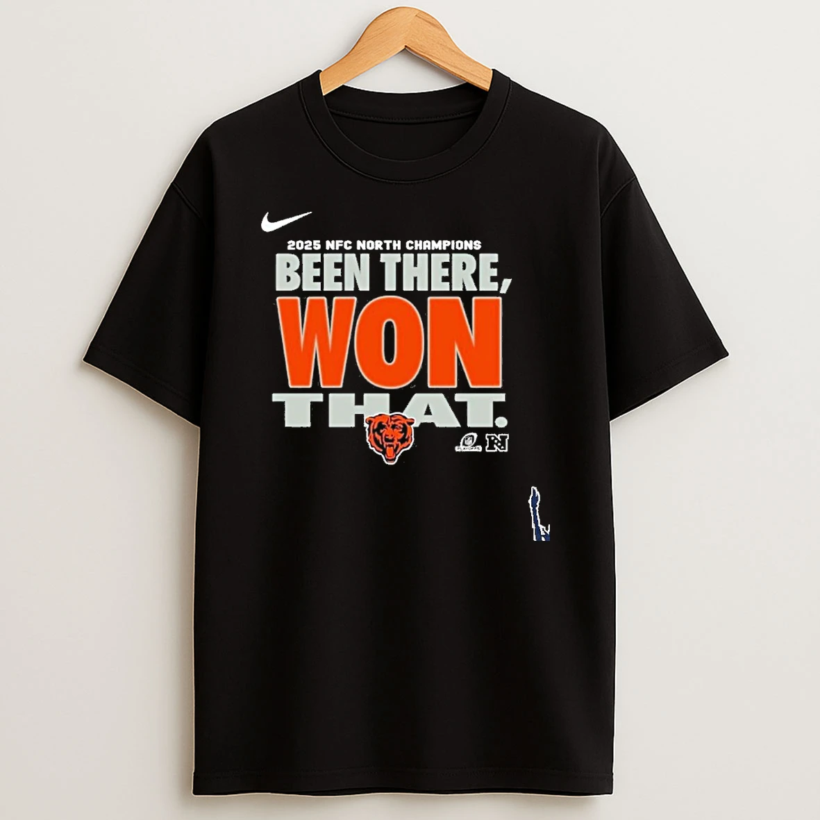 Been There Won That Chicago Bears 2025 Nfc North Division Champions Locker Room T Shirt