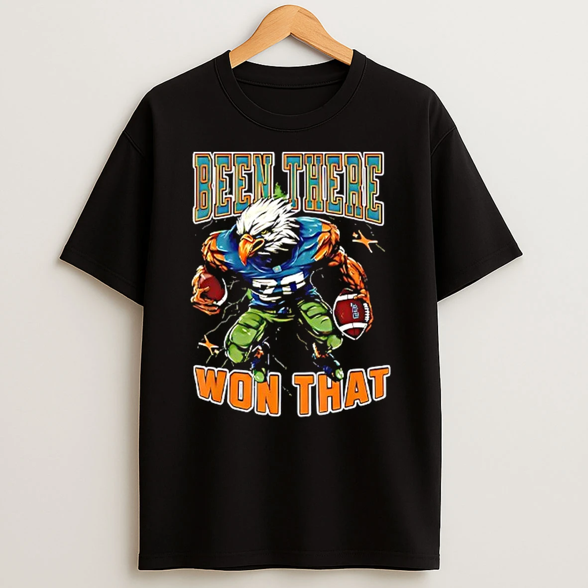 Been There Won That Philadelphia Eagles Mascot T Shirt