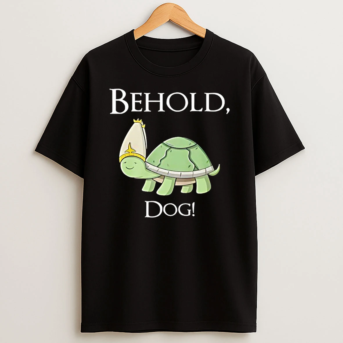 Behold Dog Priest Turtle T Shirt