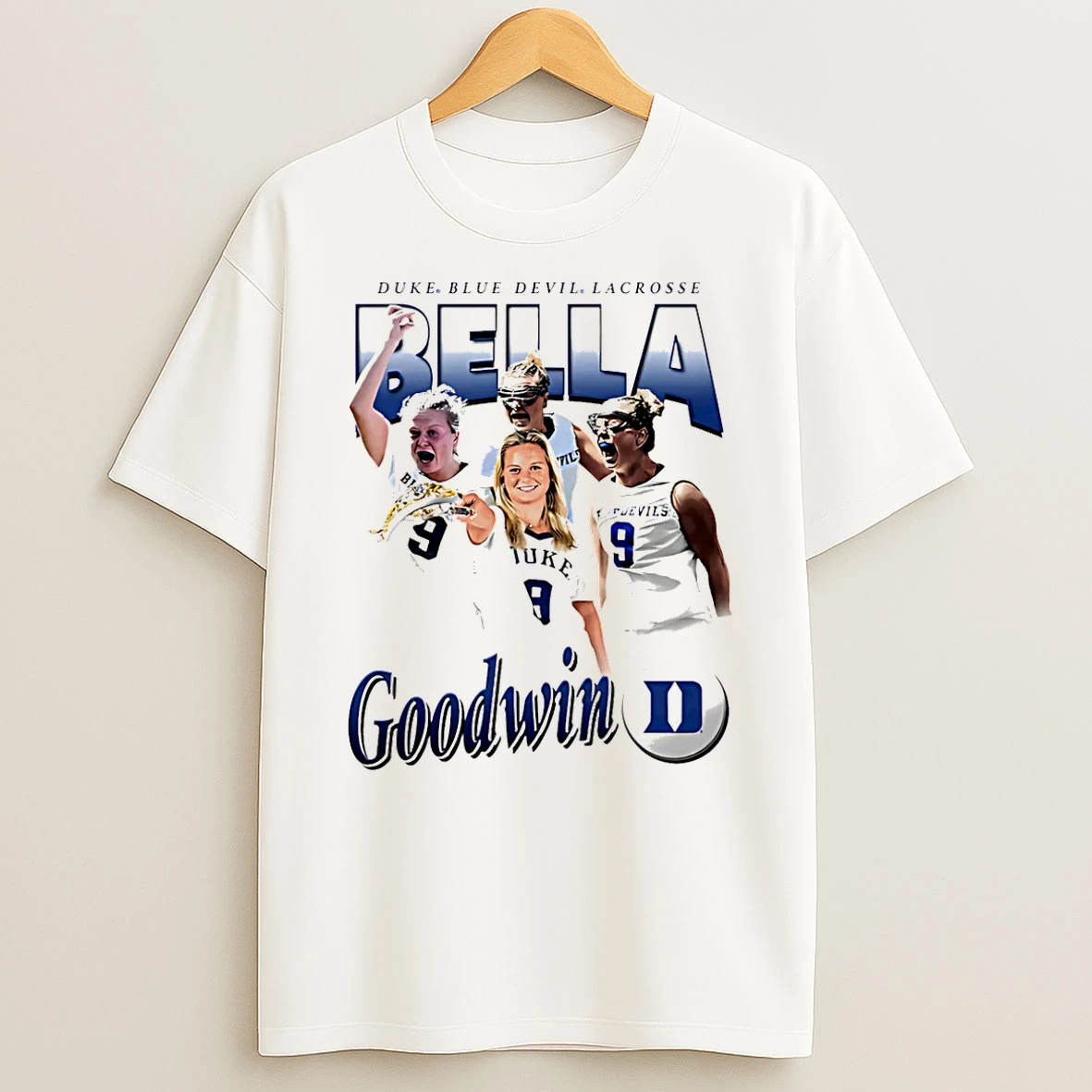 Bella Goodwin Duke Blue Devils Lacrosse Graphic T Shirt