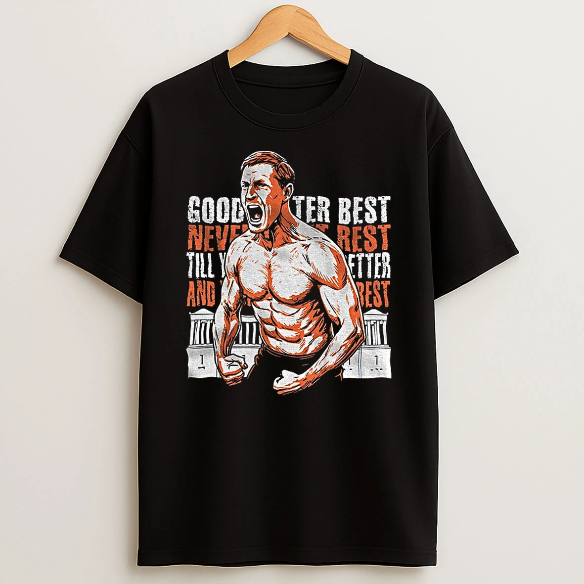 Ben Johnson Good Better Best Chicago Bears Nfl Football 2025 T Shirt