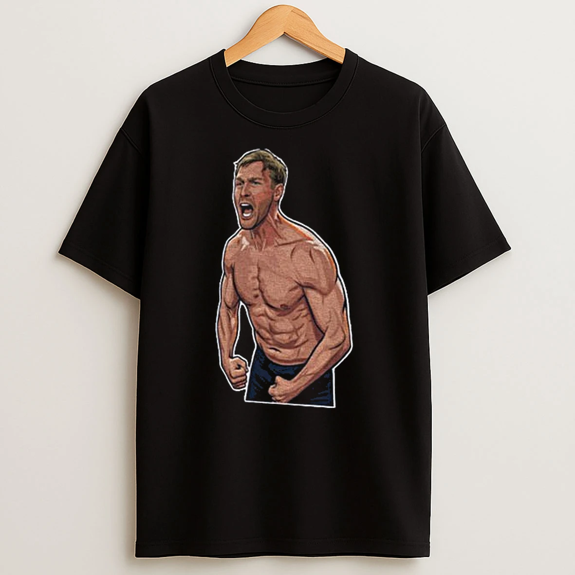 Ben Johnson Takes Off T Shirt