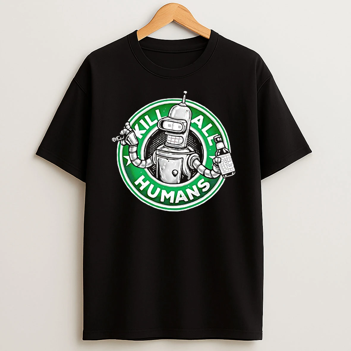 Bender Kill All Humans T Shirt