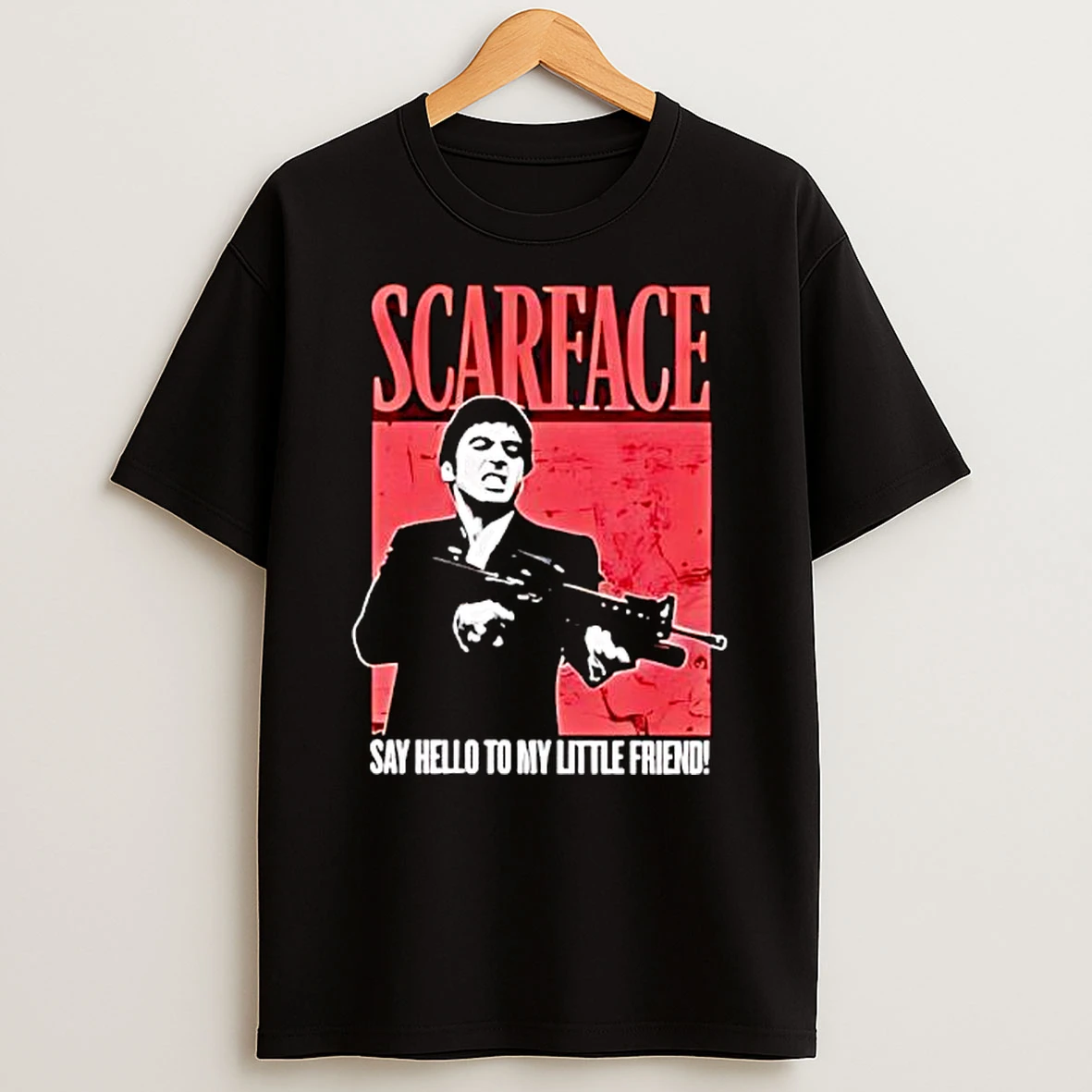 Best Scarface Say Hello To My Little Friend T Shirt