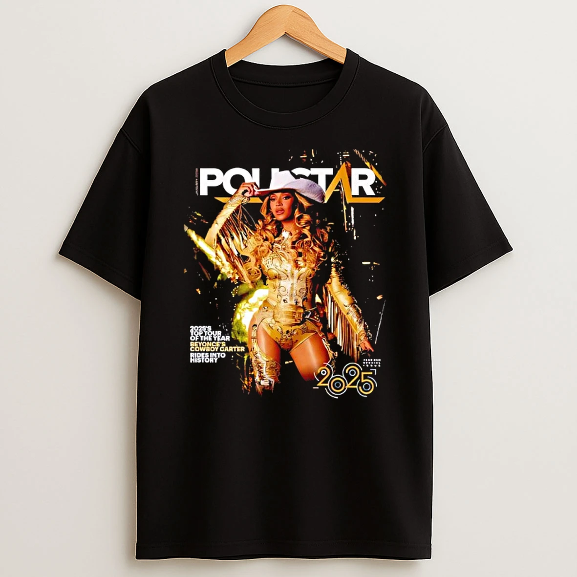 Beyonce Graces The Cover Of Pollstar As Cowboy Carter The Top Tour T Shirt