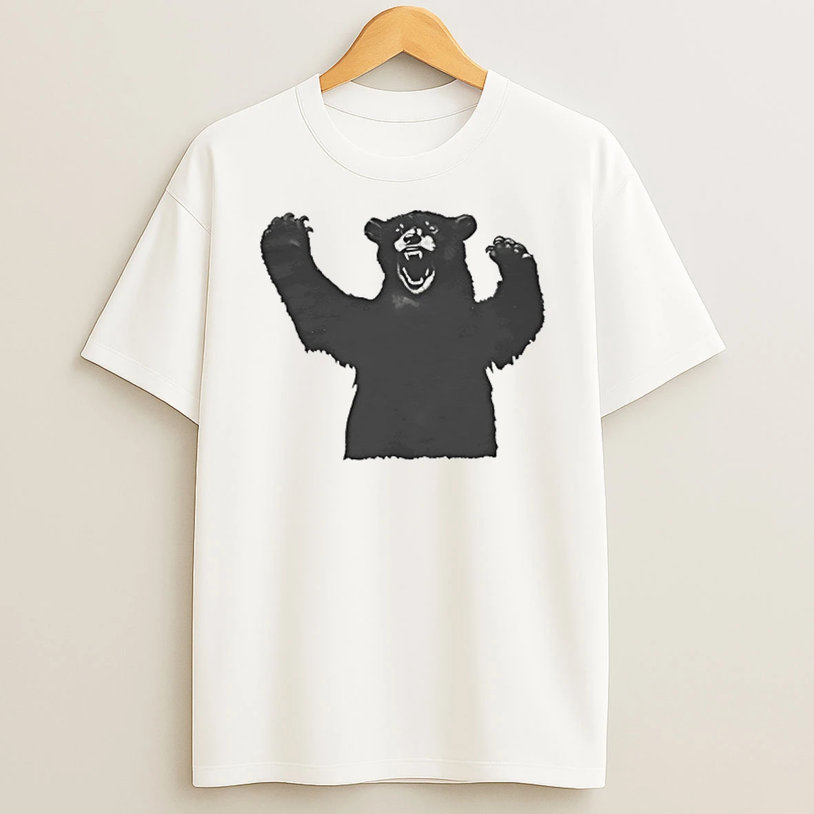 Big Black Bear Rage T Shirt