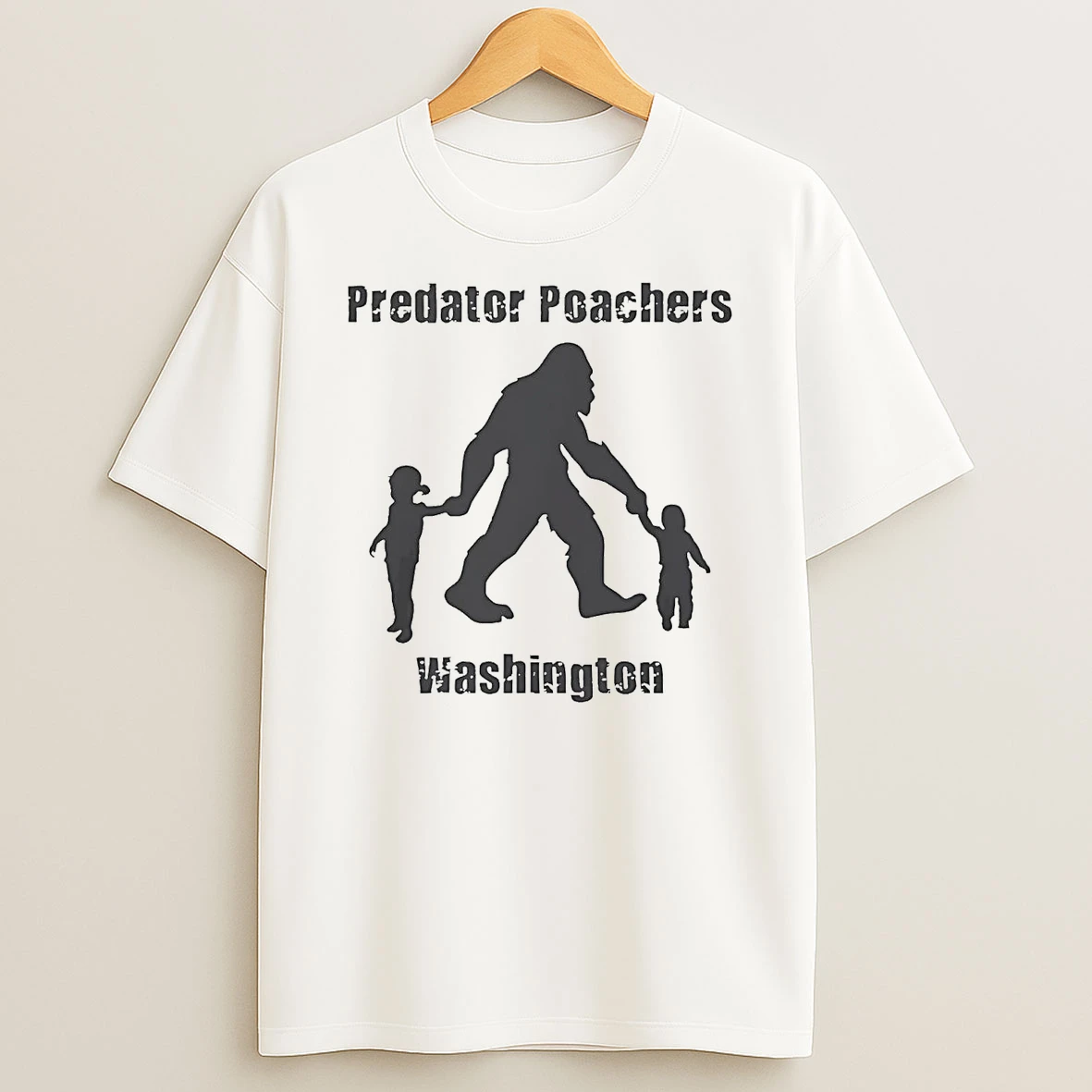 Bigfoot Predator Poachers Washington T Shirt