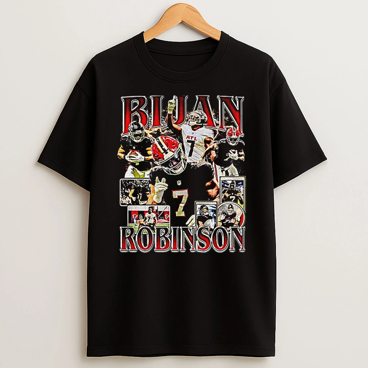 Bijan Robinson Atlanta Falcons Nfl Football Graphic T Shirt