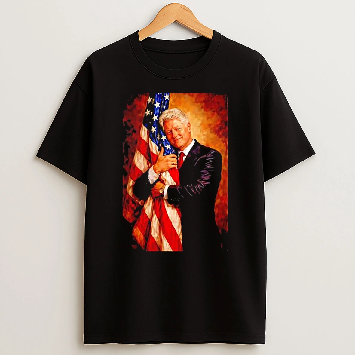 Bill Clinton White House Portraits Of Presidents Graphic T Shirt