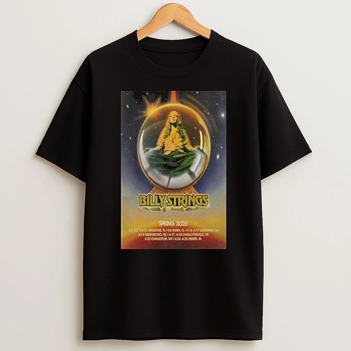 Billy Strings 2026 Spring Tour T Shirt