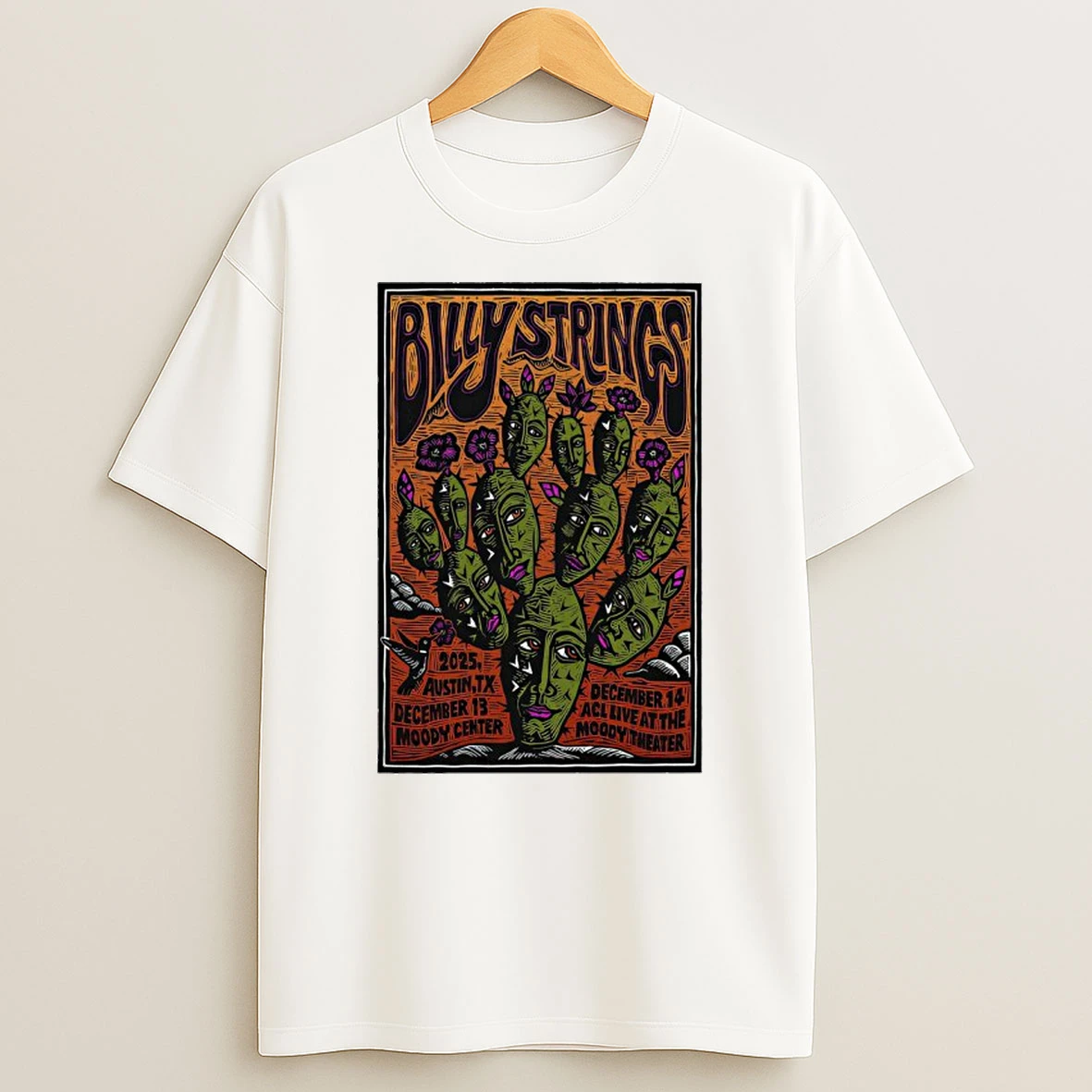 Billy Strings Dec 13rd And 14th 2025 Austin Tx T Shirt