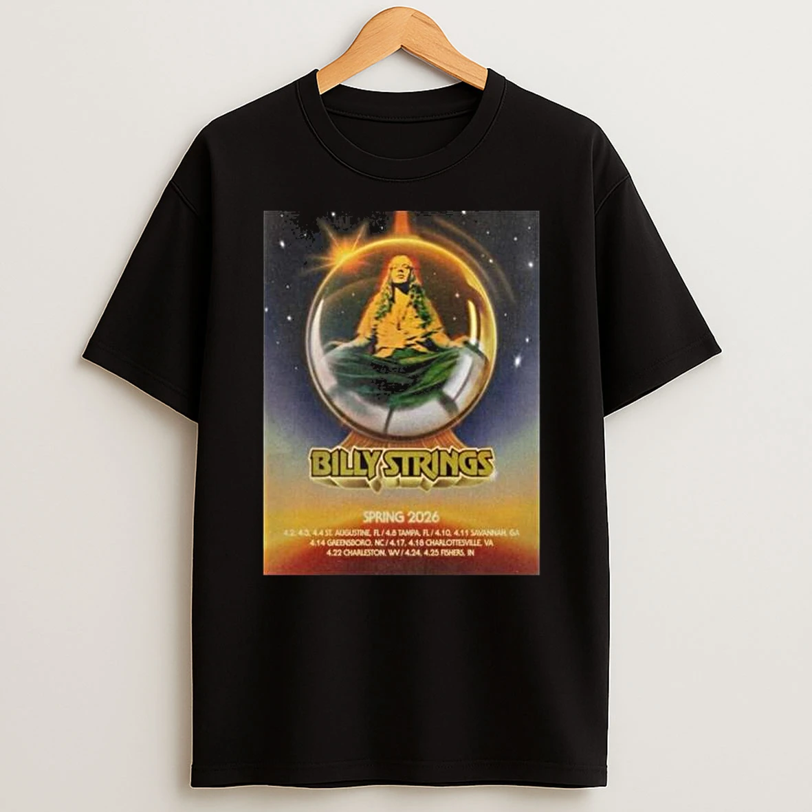 Billy Strings Spring 2026 Tour On April North America City Dates T Shirt