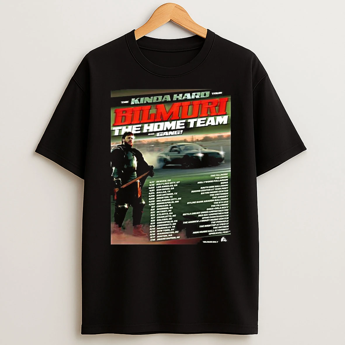 Bilmuri The Home Team And Gang The Kinda Hard Tour 2026 T Shirt
