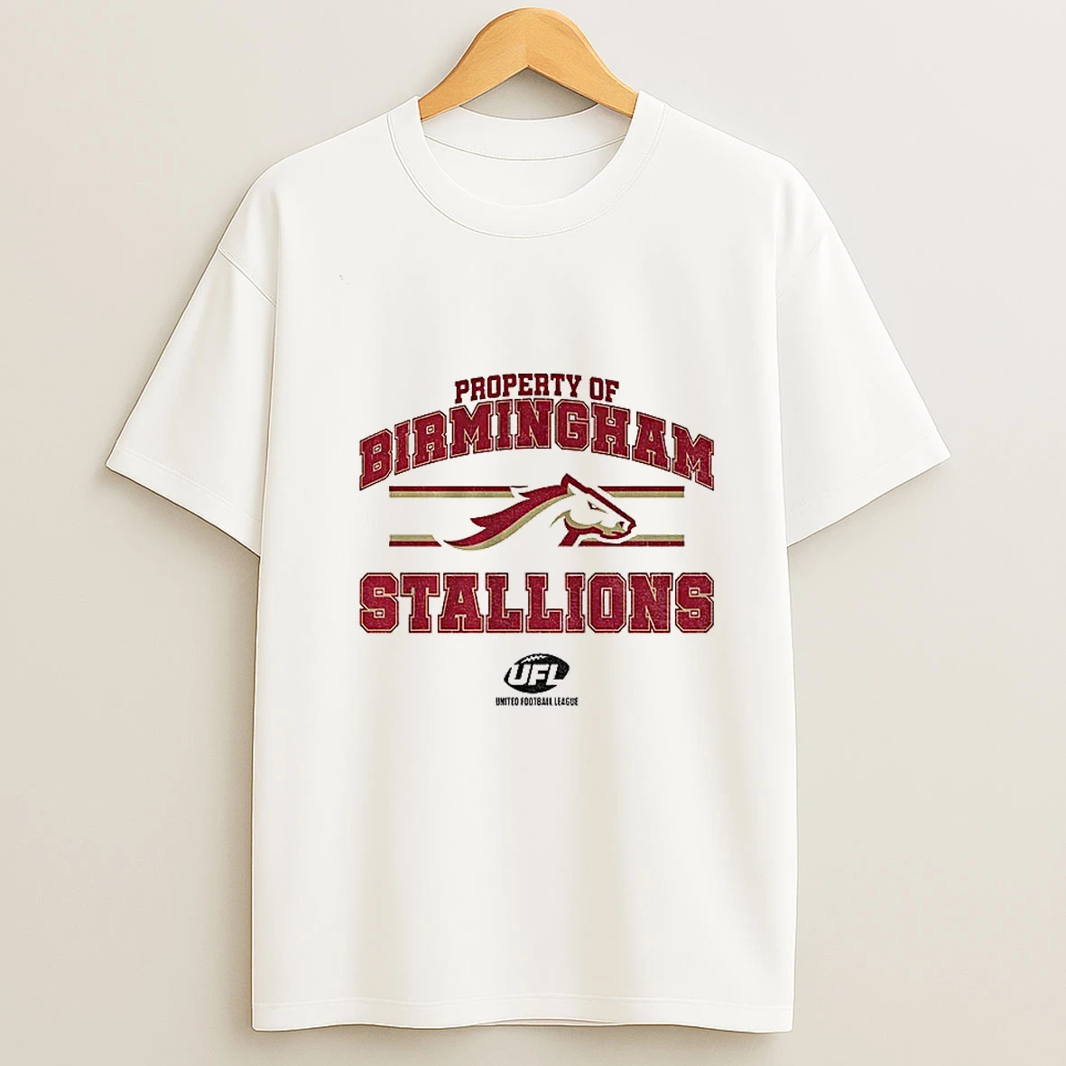 Birmingham Stallions United Football League Property Of Birmingham Stallions T Shirt