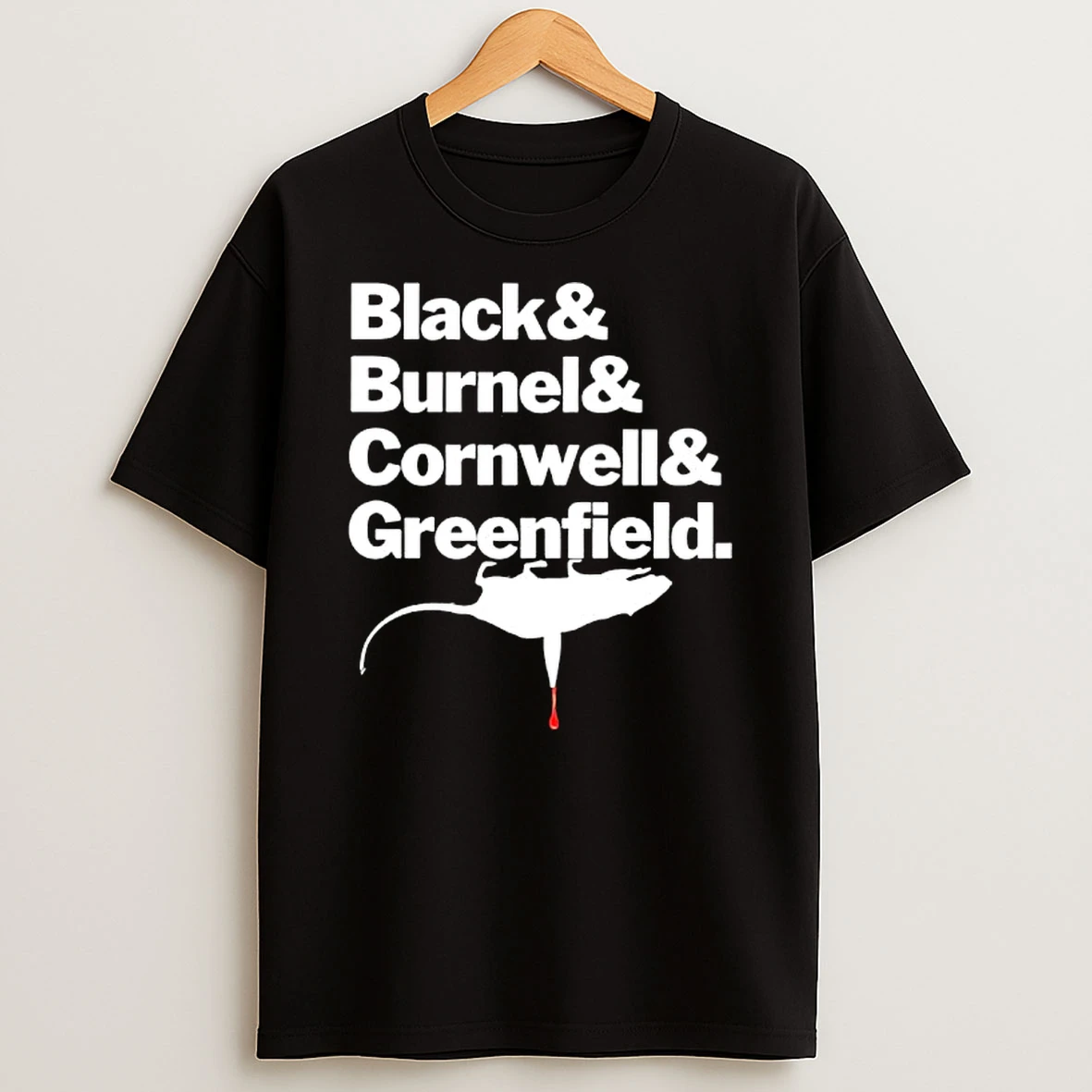 Black And Burnel And Cornwell And Greenfield T Shirt
