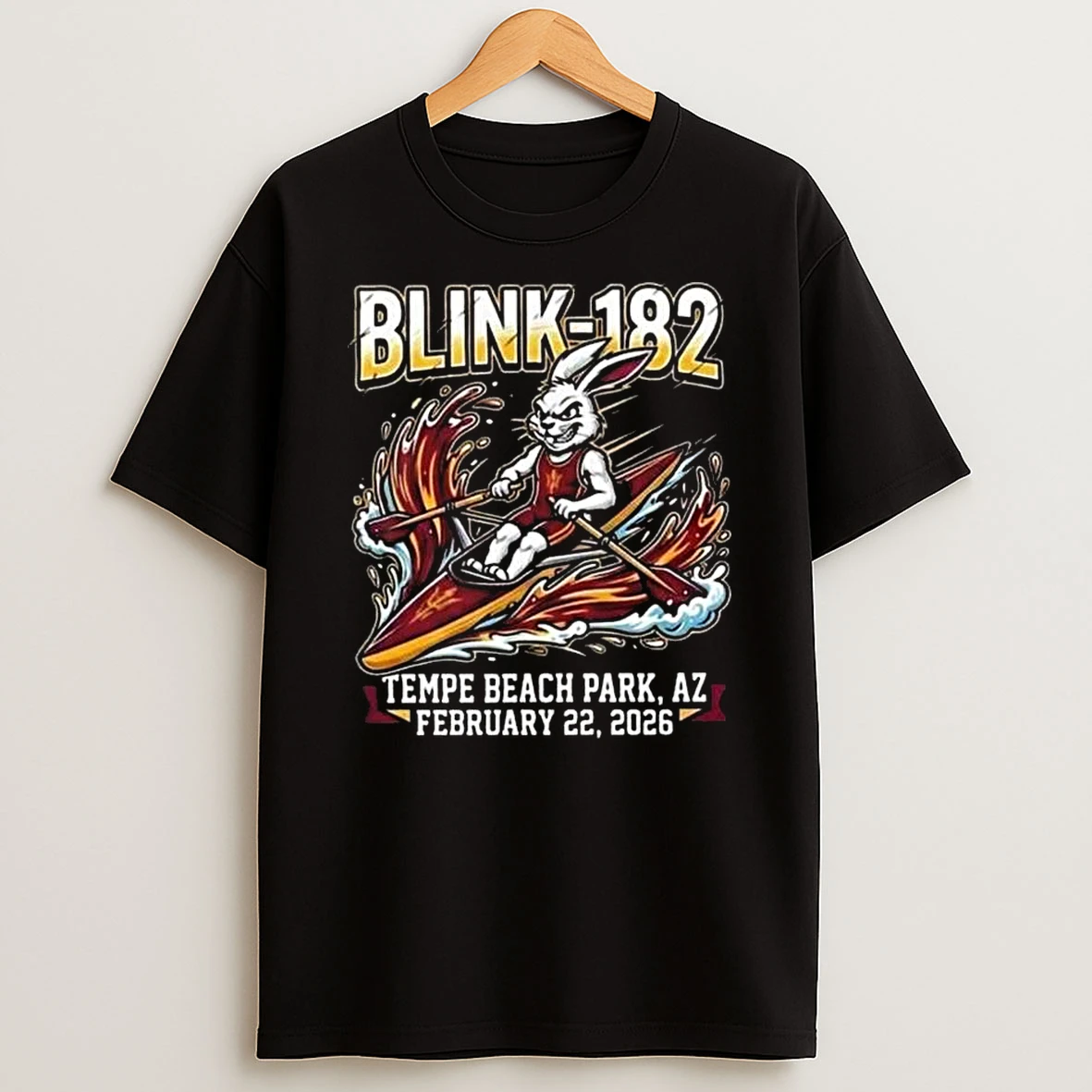 Blink 182 X Asu Rowing Music Show At Innings Festival Arizona 2026 On February 22 2026 Tempe Beach Park Az T Shirt