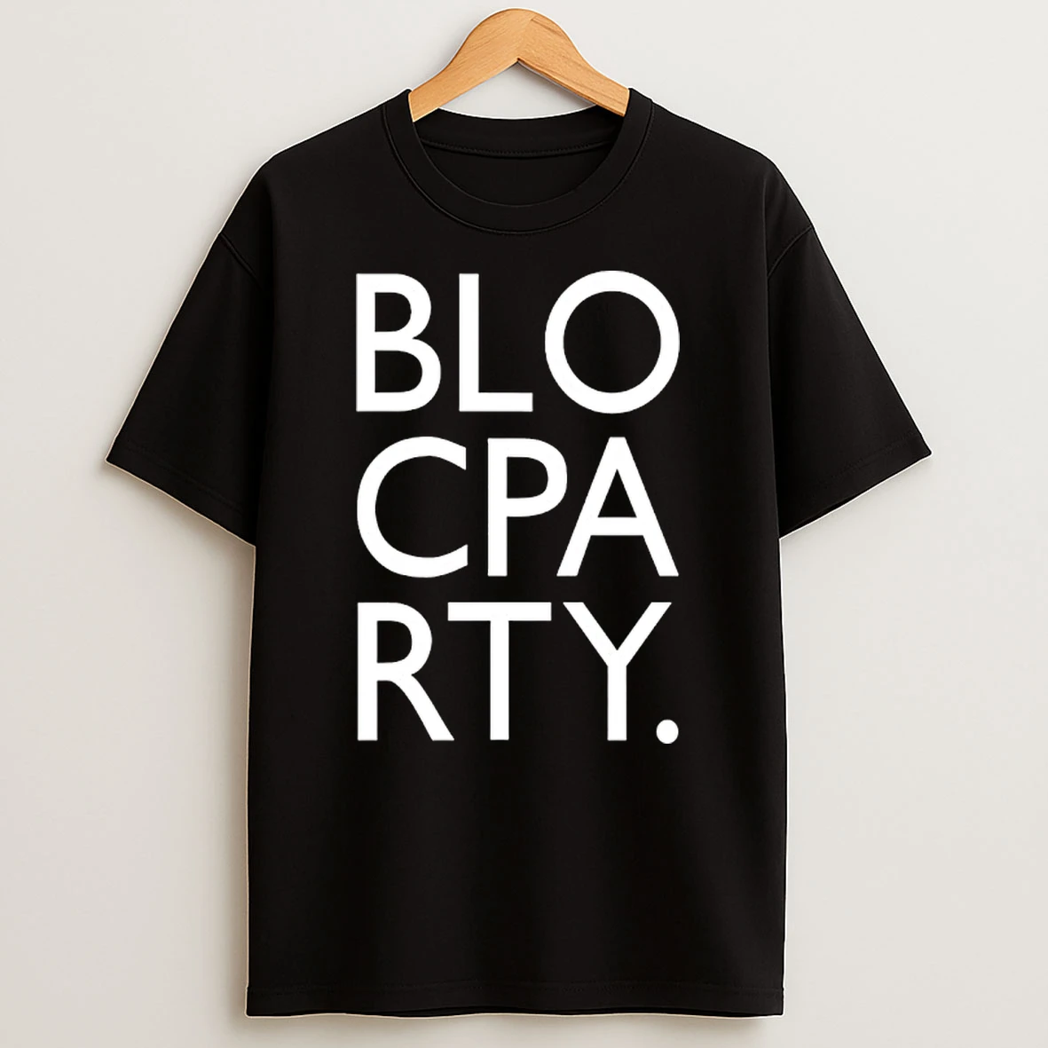 Bloc Party Logo Infill T Shirt