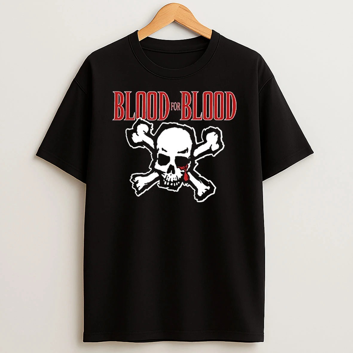 Blood For Blood Wasted Skull T Shirt