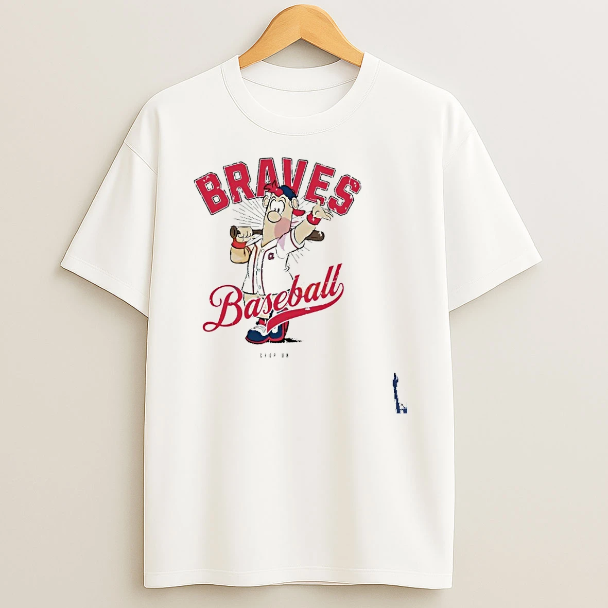 Blooper Mascot Braves Baseball T Shirt