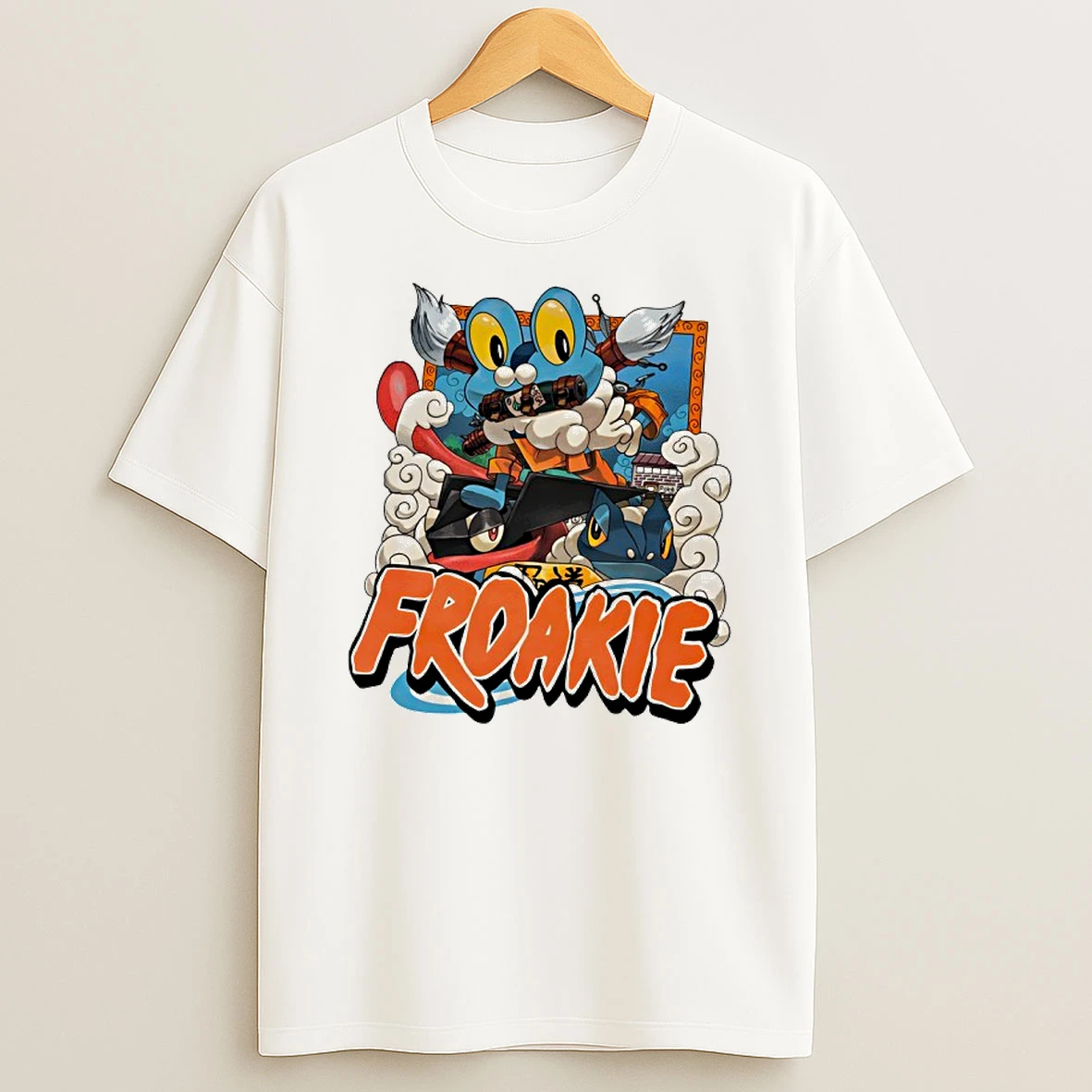 Blue Fro Froakie T Shirt