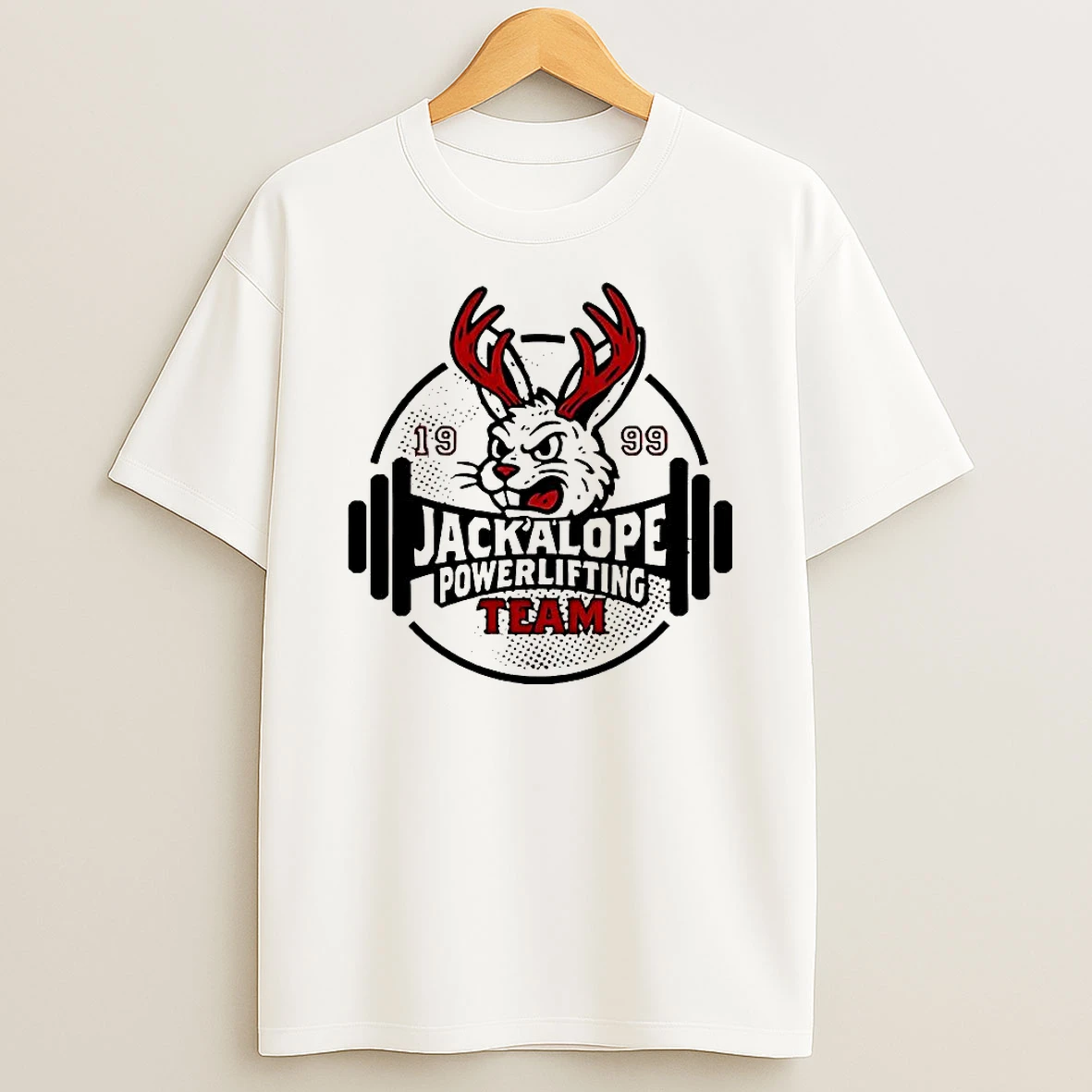 Blue Stars Honor Society 1999 Logo Rabbit Has Horns T Shirt