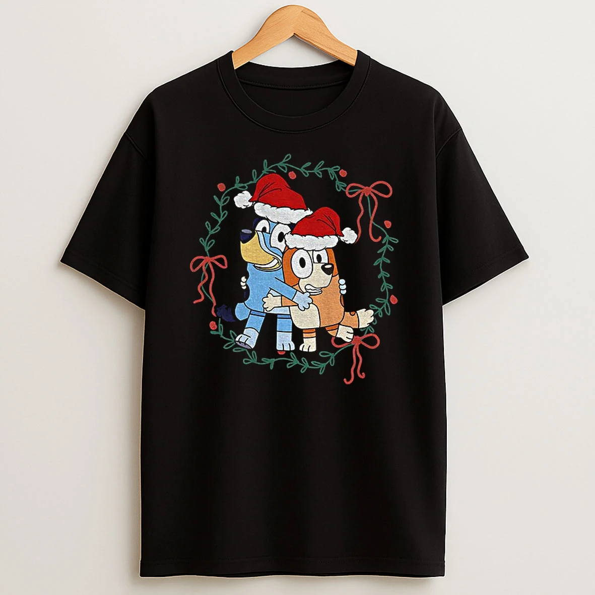 Blue Dog Cartoon This Episode Of Bluey Is Called Merry Christmas T Shirt