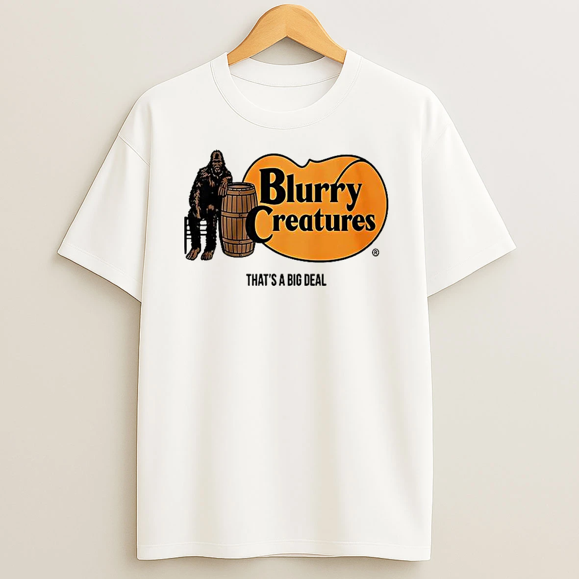 Blurry Creatures Thats A Big Deal Cracker Barrel Logo T Shirt