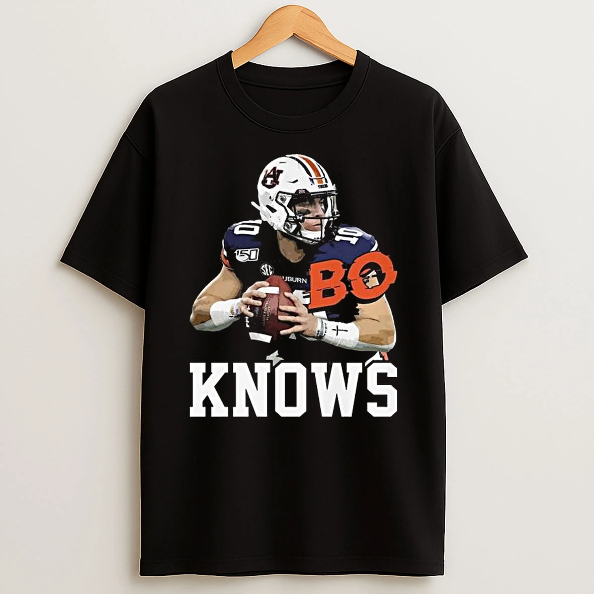 Bo Nix College Football Fan Bo Knows Parody T Shirt
