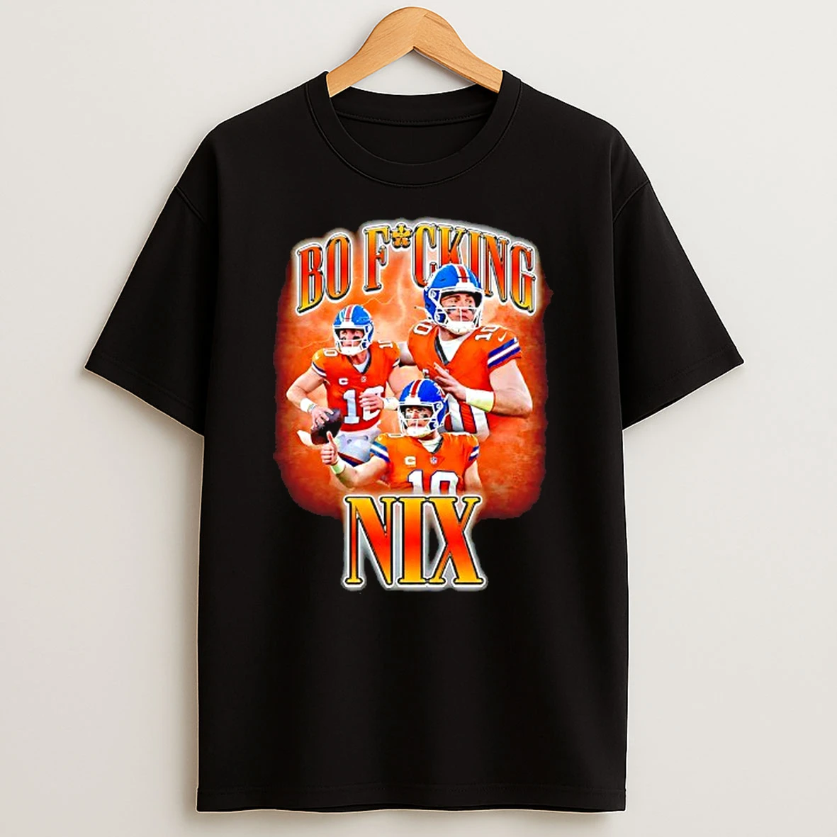 Bo Fcking Nix Denver Broncos Graphic T Shirt