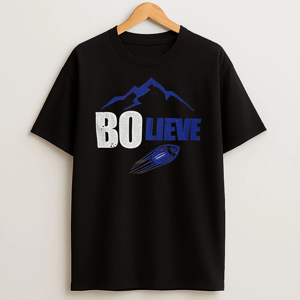 Bo Lieve Denver Football Bo Nix T Shirt