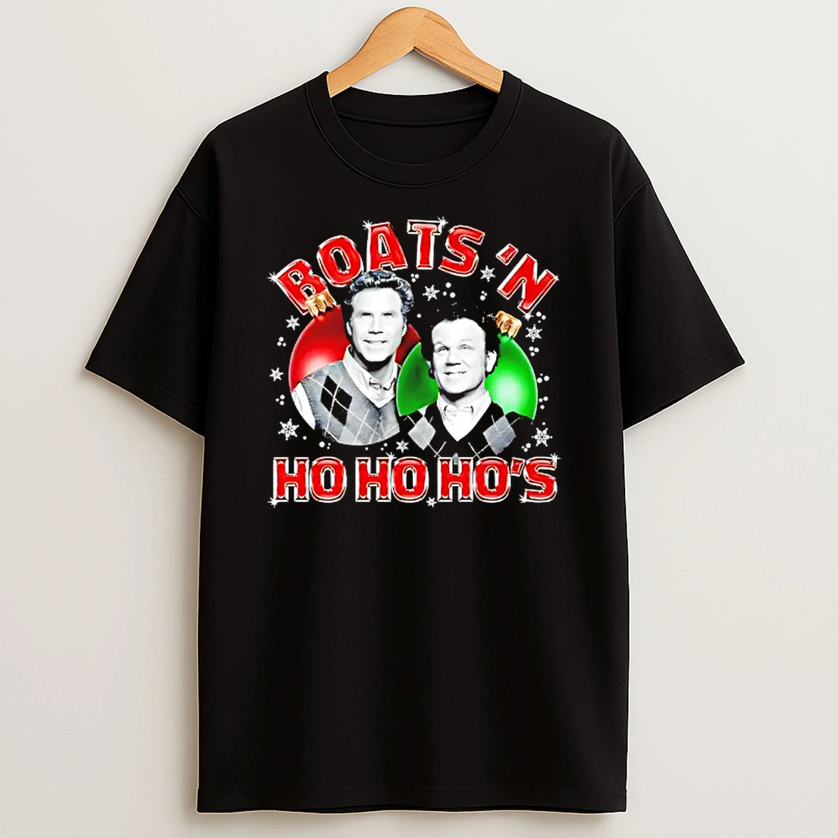 Boats N Ho Ho Ho Step Brothers Christmas Ornaments T Shirt
