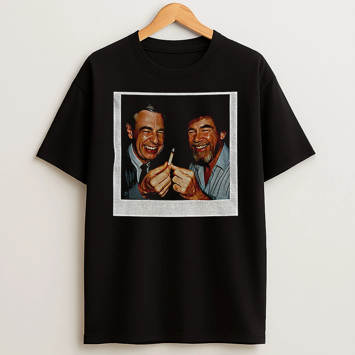 Bob Ross And Mr Rogers Having A Good Time T Shirt