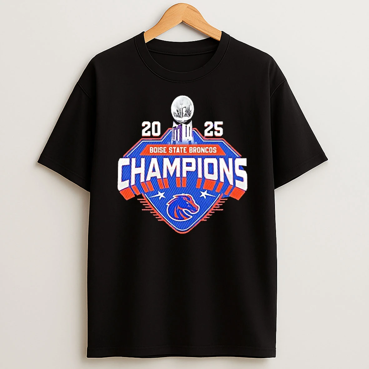 Boise State Broncos 2025 Mountain West Champions T Shirt