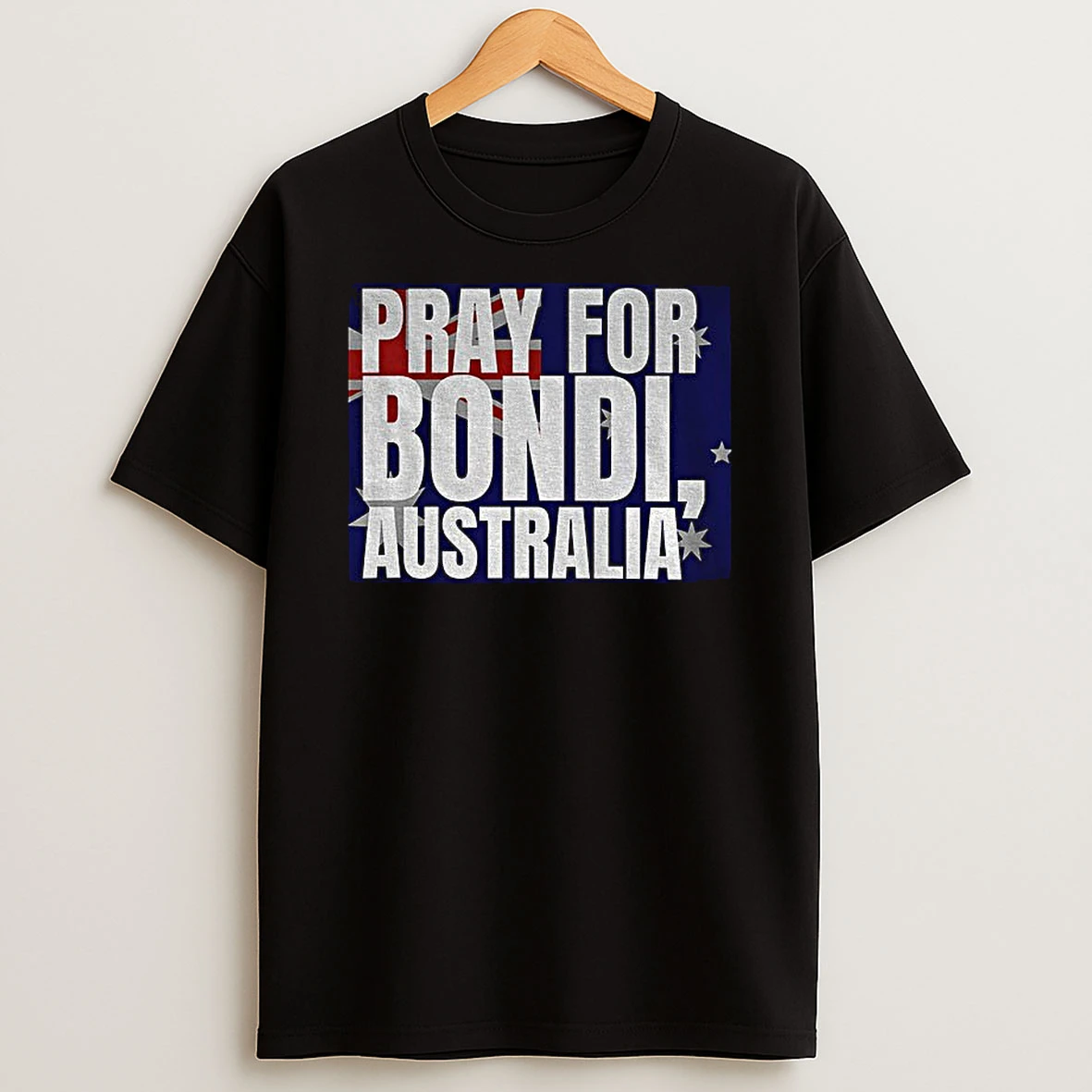 Bondi Beach Pray For Bondi Australia Flag T Shirt