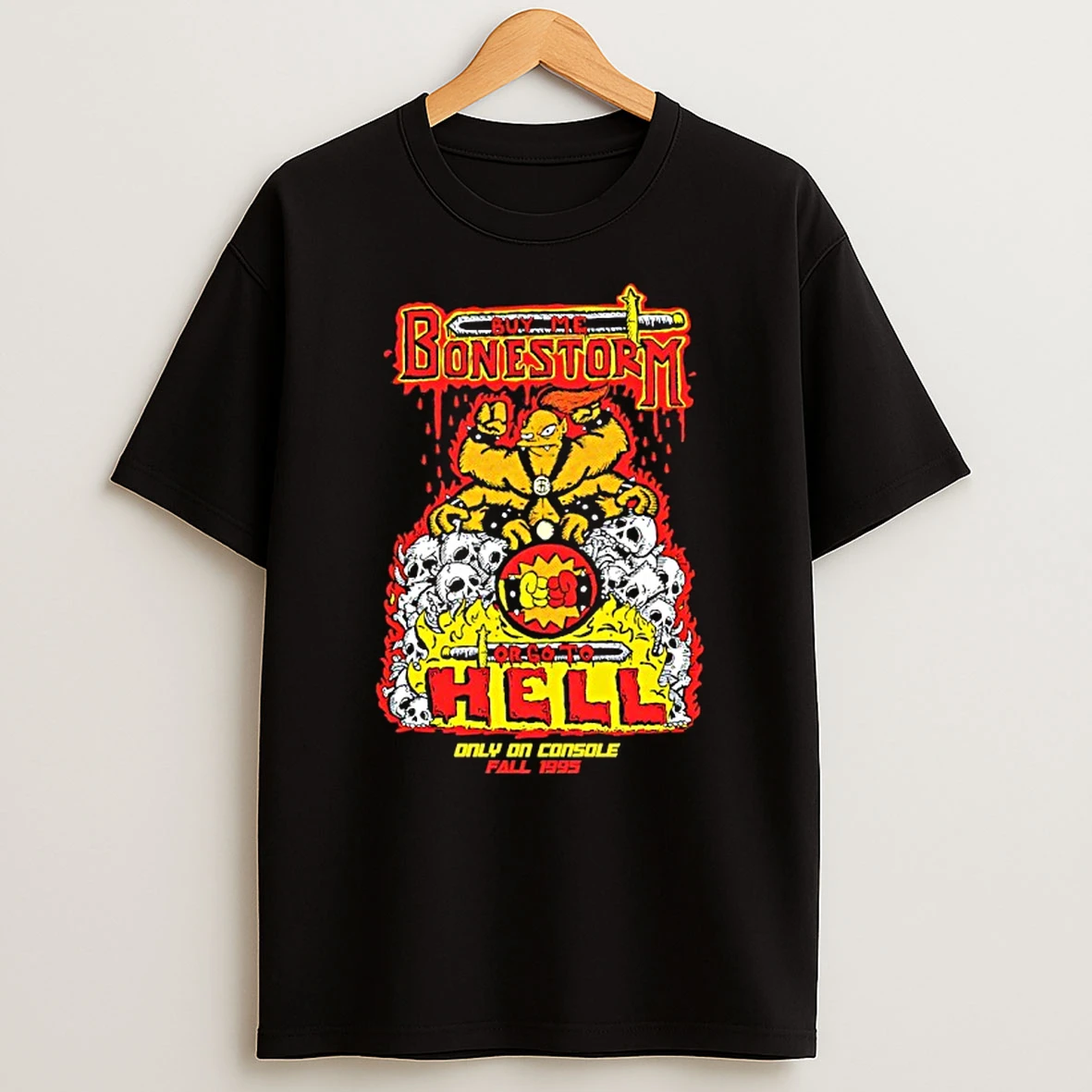 Bonestory Or Goto Hell Only On Console Fall 1995 T Shirt