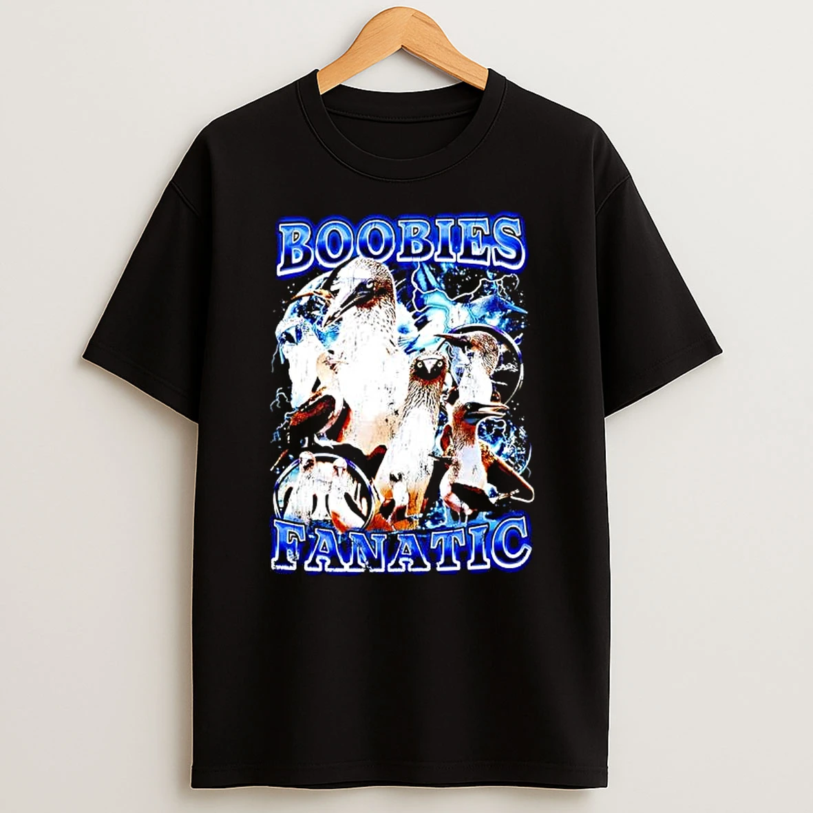 Boobies Fanatic Footed Boobies Graphic T Shirt