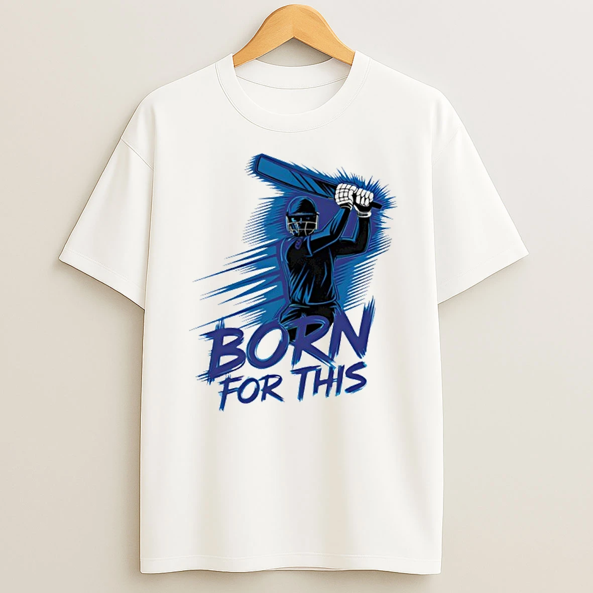 Born For This Hindi Phrase In India For Cricket T Shirt