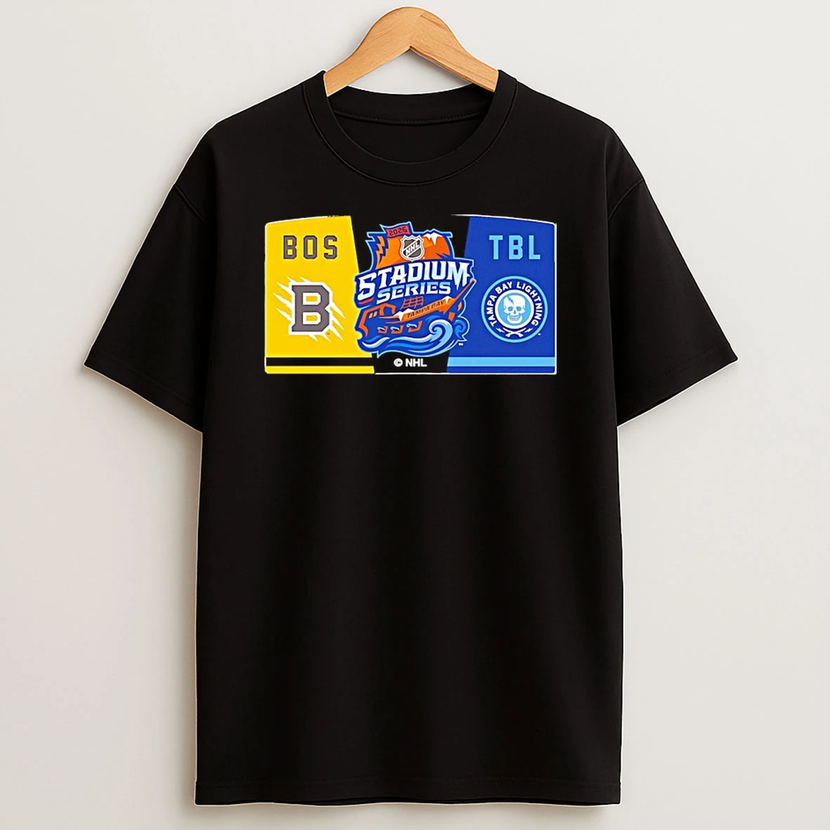 Boston Bruins Vs Tampa Bay Lightning 2026 Stadium Series Match Up T Shirt