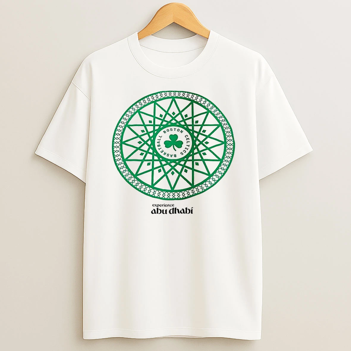 Boston Celtics Basketball Abu Dhabi T Shirt