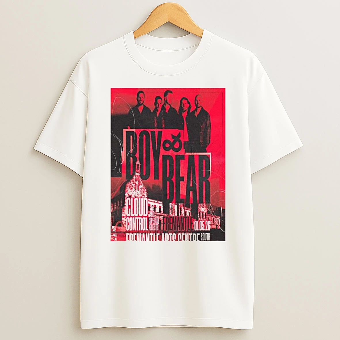 Boy Bear Fremantle Arts Centre Perth Wa Jan 5 2026 T Shirt