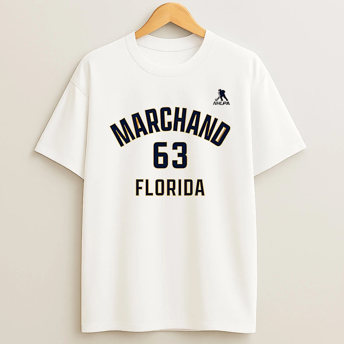 Brad Marchand Florida Panthers Ice Hockey Name And Number 63 T Shirt