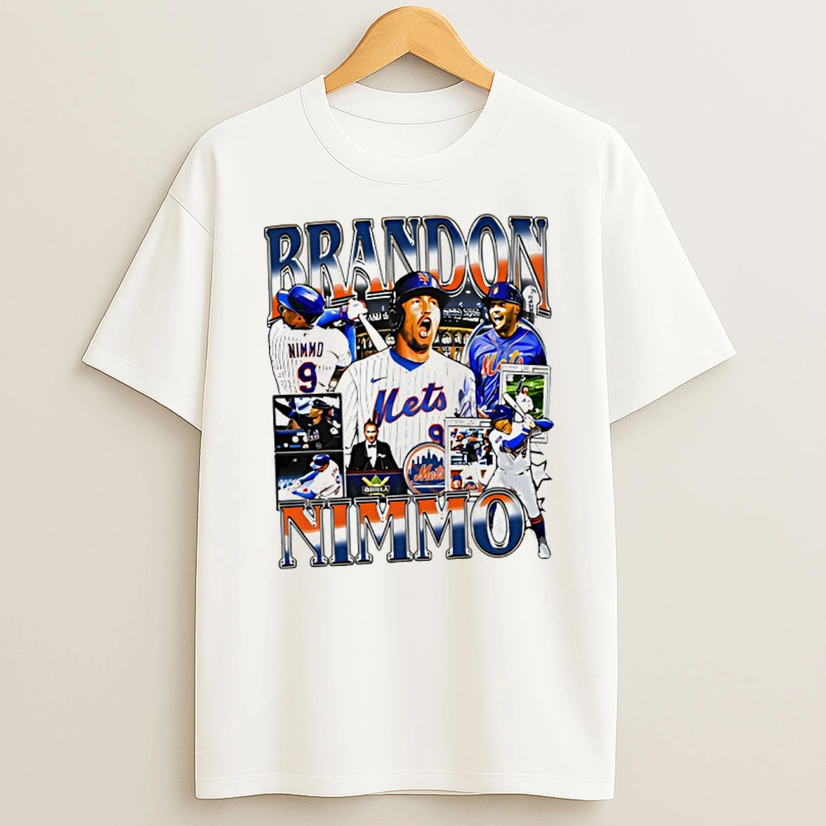 Brandon Nimmo New York Mets Vintage T Shirt
