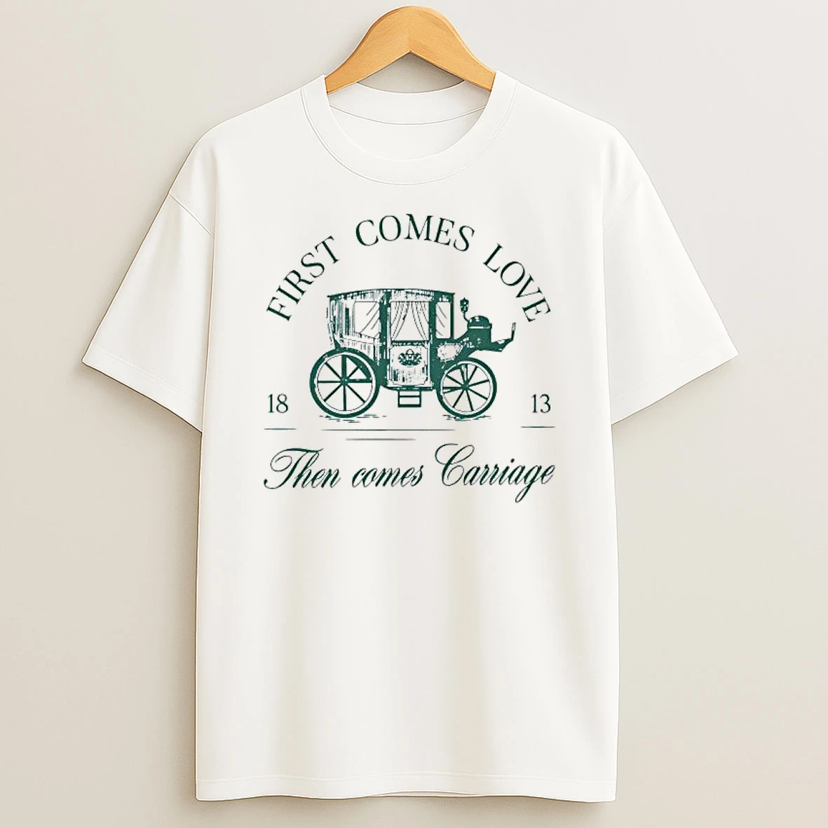 Bridgerton Merch Then Comes Carriage T Shirt