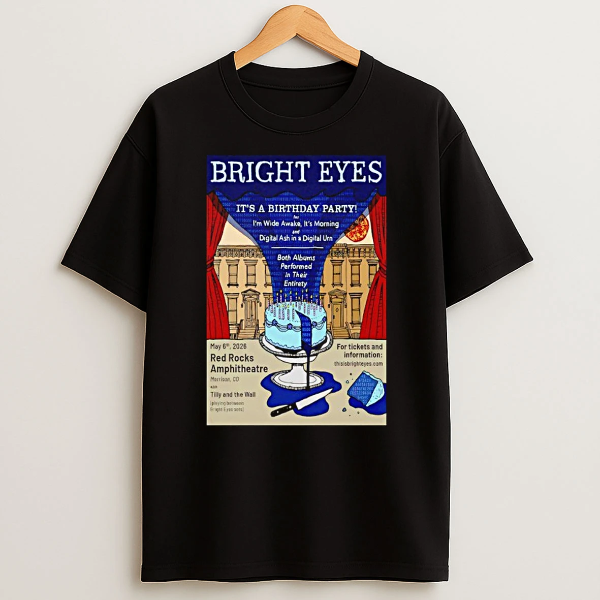 Bright Eyes May 6 2026 Red Rocks Amphitheater Morrison Co T Shirt