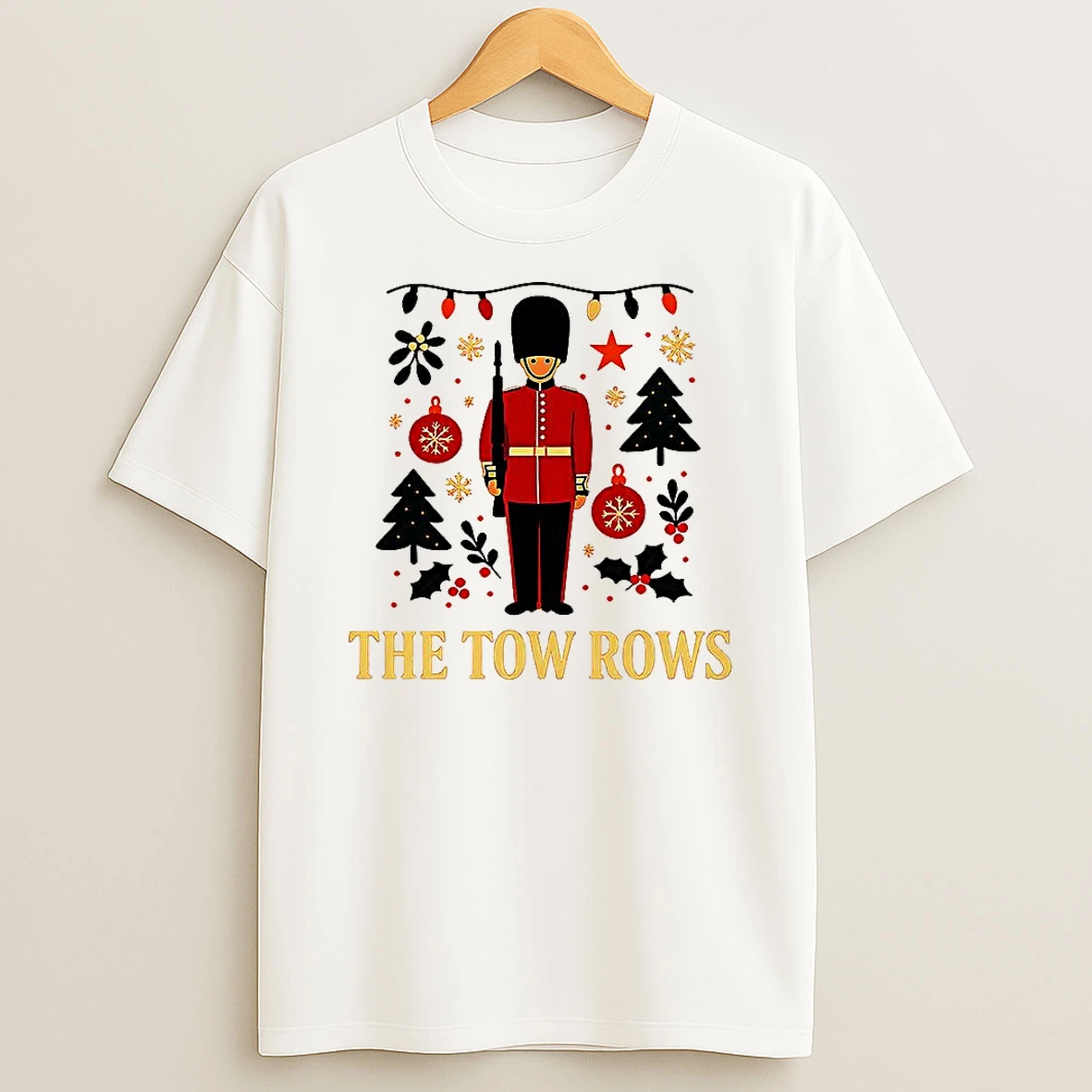 British Royal Guard The Tow Rows Christmas T Shirt