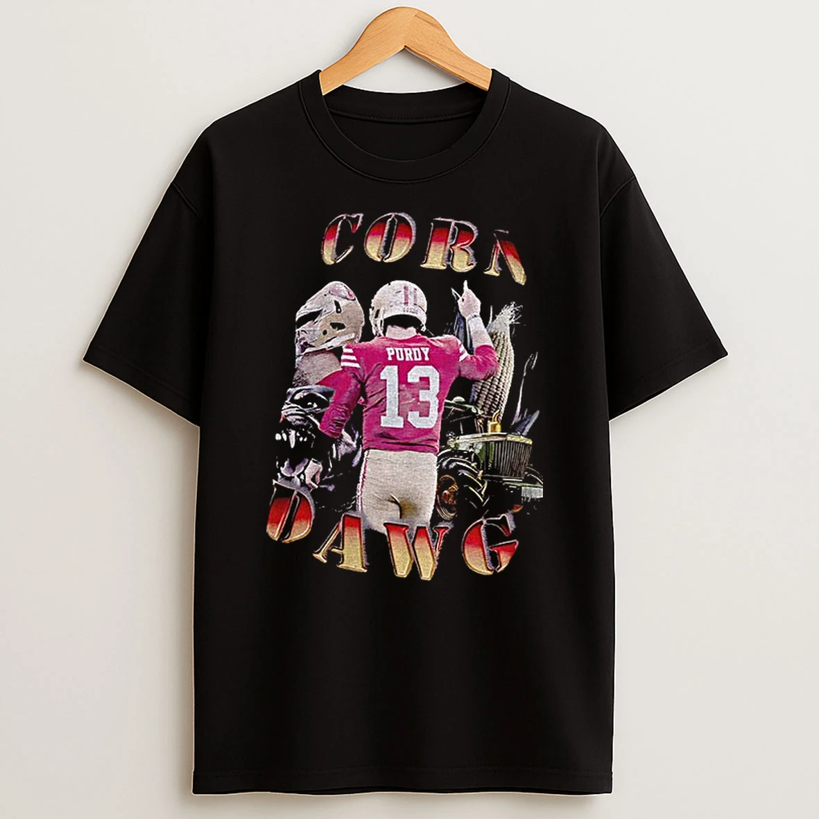 Brock Purdy San Francisco 49ers Football Corn Dawg T Shirt