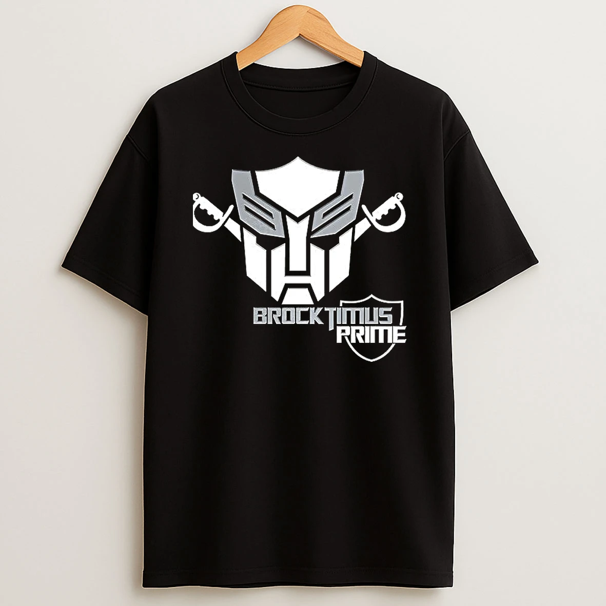 Brocktimus Prime Transformers Logo T Shirt