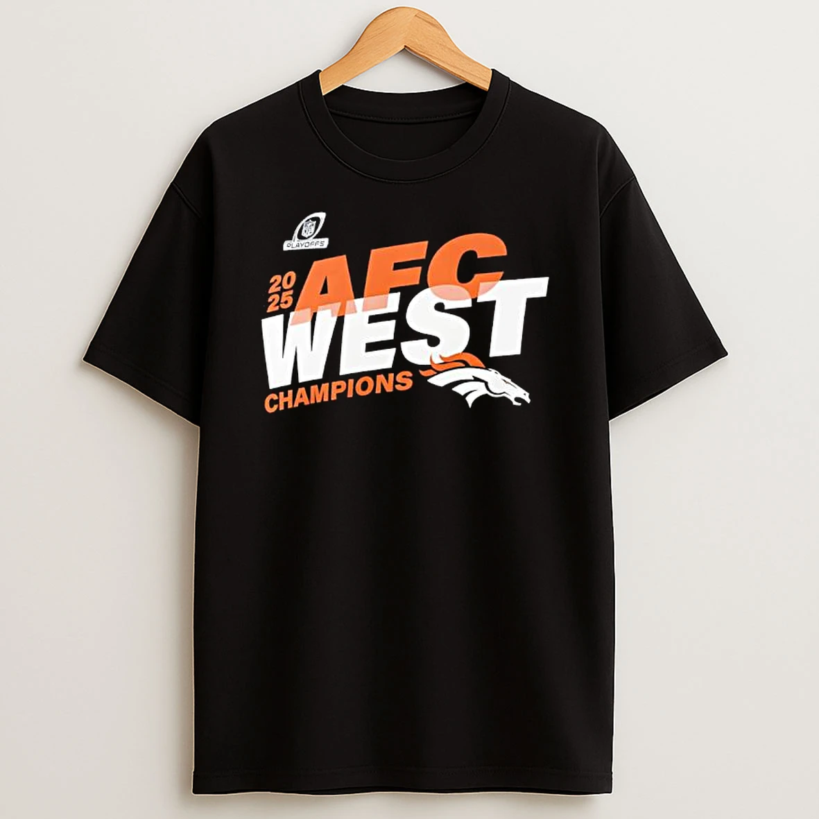 Broncos Afc West Division Champions 2025 Logo T Shirt