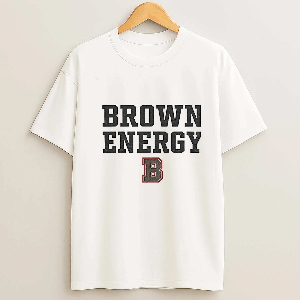 Brown Bears Brown Energy B Logo T Shirt