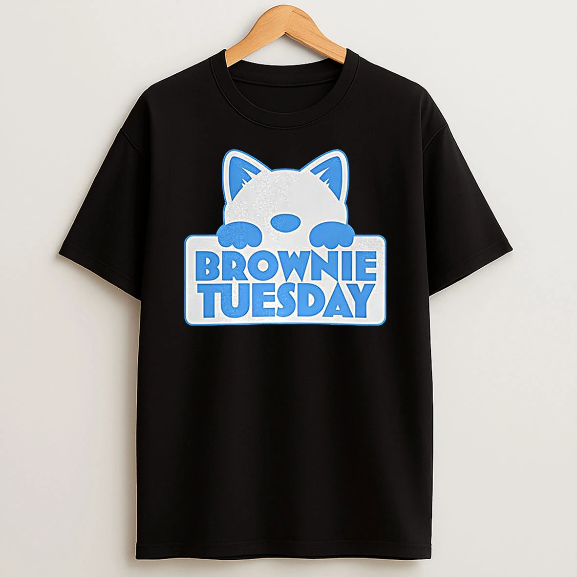 Brownie Tuesday Arctic Fox Logo T Shirt